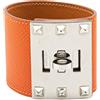 Hermès Pre-Owned - Bracciale Kelly Extreme Dog in pelle Epsom 2014 - Donna - pelle di vitello/metallo - Taglia unica - Arancione