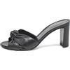 Saint Laurent Pre-Owned - Sandali con nodo 75mm - Donna - pelle/pelle/pelle - 36 - Nero