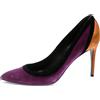 Gucci Pre-Owned - Pumps in pelle scamosciata 100mm - Donna - pelle di vitello/pelle di vitello/pelle scamosciata - 40 - Viola