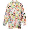 CHANEL Pre-Owned - Camicia con stampa astratta - Donna - cotone/cotone - 42 - Bianco