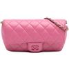 CHANEL Pre-Owned - Custodia per occhiali da sole in pelle di agnello trapuntata con catena 2021 - Donna - pelle di agnello - Taglia unica -