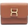 Chloé Pre-Owned - Portafoglio Marcie piccolo anni 20 - Donna - pelle di vitello - Taglia unica - Marrone
