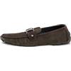 Louis Vuitton Pre-Owned - Mocassini Monte Carlo - Uomo - pelle scamosciata/pelle/gomma - 45 - OLIVE GREEN