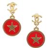 CHANEL Pre-Owned - Orecchini pendenti incisi 2001 - Donna - ottone placcato in oro - Taglia unica