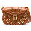 Balmain Pre-Owned - Borsa a spalla Blaze - Donna - pelle di vitello - Taglia unica - Marrone