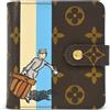 Louis Vuitton Pre-Owned - Portafoglio Groom con monogramma 2006 - unisex - PVC/pelle - Taglia unica - Marrone