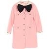 Gucci Pre-Owned - Cappotto in lana con fiocco rimovibile anni 2000 - Donna - lana/viscosa/seta/poliestere - 38 - Rosa