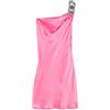 Stella McCartney Pre-Owned - Abito corto Falabella - Donna - acetato/viscosa/vetro - 42 - Rosa