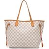 Louis Vuitton Pre-Owned - Borsa tote Neverfull MM in tela Damier Azur 2011 - unisex - tela/pelle - Taglia unica - Bianco