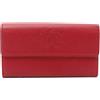 CHANEL Pre-Owned - Portafoglio bi-fold Coco Mark 2016-2017 - Donna - pelle caviar - Taglia unica - Rosso
