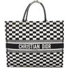 Christian Dior Pre-Owned - Borsa tote grande in tela a quadri 2018 - Donna - tela - Taglia unica - Nero
