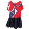 Louis Vuitton Pre-Owned - Abito Game On asimmetrico a fiori anni 2010 - Donna - cotone - XS - Blu