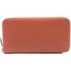 Hermès Pre-Owned - Portafoglio Azap 2014 - Donna - pelle di vitello/tessuto - Taglia unica - Marrone
