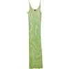 Santa Brands - Abito con strass 2024 - Donna - pietre sintetiche/cotone/poliestere - Taglia unica - Verde
