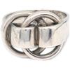 Hermès Pre-Owned - Anello con nodo 1990-2000 - Donna - placcatura in argento - Taglia unica