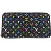 Louis Vuitton Pre-Owned - x Takashi Murakmi Portafoglio con zip 2010 - Donna - pelle/PVC - Taglia unica - Nero