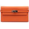 Hermès Pre-Owned - Portafoglio Kelly Longue in pelle Epsom 2012 - Donna - pelle di vitello - Taglia unica - Arancione
