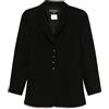 CHANEL Pre-Owned - Giacca monopetto 1997 - Donna - lana - 40 - Nero