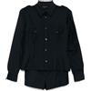 Gucci Pre-Owned - Set con blusa e pantaloni corti 1996 - Donna - lana/mohair - Taglia unica