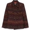 Missoni Pre-Owned - Giacca doppiopetto anni 2000 - Donna - acrilico/cupro/lana/mohair/nylon - 44 - Marrone