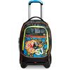 SJ GANG STYLE JAM GANG Trolley Scuola Jack 2 Ruote - Sea Pirate SJ Boy Bambino - Zaino Sganciabile - Doppio Uso