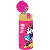 Seven Borraccia MINNIE, Borraccia Disney, Rosa - Borraccia Termica in Acciaio Inox Interno Esterno, Mantenimento Temperatura fino a 24h, Borraccia Scuola Bambina - Borraccia Asilo Bambina