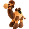 Peluche cammello Simpatico peluche creativo Bambola di pezza cammello per