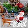 Babbo Natale Alimentato a Batteria con Bambole Giocattolo Alci E Slitta Regalo