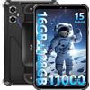 OUKITEL RT3 PLUS Tablet Rugged - Android 15 Tablet PC Robusto 11000mAh Batteria, 16GB+128GB/1TB Octa-core, Tablet 8.0 Pollici Display, 16MP+8MP, IP68/IP69K Dual SIM 4G LTE/5G WiFi/OTG/BT5.0/GPS/NFC