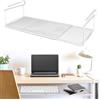 YYTECH Mensola sospesa da appendere con ripiano inferiore regolabile da 38 - 70 cm, in metallo, organizer da cucina, dispensa, scarpiera e armadi