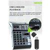 Studio Audio Mixer, Digital Line Mixer Console DJ Sound Controller per Karaoke