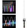 Espandibile Light Up Sciabola 7 Colori Giocattolo con il Suono Dress Up