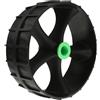 Kayak Jon Boat Canoa Gear Carrello Rimorchio Carrello Carrello Ruota Nera