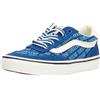 Vans Brooklyn, Scarpe da Ginnastica Unisex - Bambini e Ragazzi, 7WM - Retro Logo True Blue, 30 EU