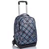 Invicta Trolley Scuola Sganciabile, Blu, 3 in 1, Triplo Uso, Zaino con Carrello Sganciabile, con Tasca con Organizer, Zaini e Trolley, Scuola, Bambini e Ragazzi