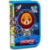 Mitama Astuccio Spinny Asilo, Double Face con Doppia Grafica, Contenente Pastelli, Pennarelli, Forbice etc..,Multicolore, Bambino, Scuola e Tempo Libero