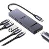 UGREEN Revodok Pro 1062 Hub USB C DisplayPort 4K 60Hz Adattatore USB C a 2A2C 10Gbps PD 100W 6 In 1 Docking Station USB C DP Compatibile con MacBook iPad Pro Air Surface iPhone 16 15 Galaxy S25