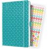 SIGEL J4103 Jolie Agenda settimanale 2024, copertina rigida, 13,5 x 20,3 cm, 174 pagine, blu petrolio