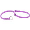 Ferplast Collare Semistrozzo SPORT, Collare per Cani, Collare da Addestramento con Anelli Regolabili, in Cordino di Nylon, Lunghezza 35 cm, spessore 8 mm, Viola