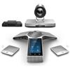 Yealink CP960-UVC80 - Kit per sala conferenze, telecamera per videoconferenze FullHD UVC80, vivavoce per conferenze CP960, mini-PC e scatola di gestione dei cavi, 2 microfoni ad espansione wireless