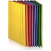 brefiocart Cartella plastificata a 3 lembi con elastico tondo BREFIOCART in presspan 25x35 cm verde - 0208805.VE