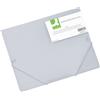 Q-Connect Cartellina a 3 lembi con elastico Q-Connect A4 ppl dorso 3 cm trasparente KF02315