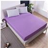 GELing Coprimaterasso Monoblocco Lenzuolo con Angoli Elasticizzati Tessuto Molto Morbido,Viola Chiaro,160X200+25cm