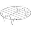 PARENCE.- Griglia rotonda per friggitrice ad aria - 17,5 x 17,5 x 2,5 cm - Accessori in acciaio inox per friggitrice, forni, vaporiera, grill