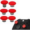 Dakexiong 6 in 1 Metal Thumbsticks Replacement for Xbox Elite Series 2 Controller,Swap Magnetic Joysticks for Xbox One Elite Series 2 Core Controller Replacement Parts for Xbox Elite Controller(Red)