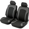 Walser coprisedili auto Inde con cerniera, ZIPP-IT Premium Slipcovers Car, 2 coprisedili anteriori nero/grigio 11785