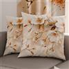 PETTI Artigiani Italiani - Coppia di Federe Cuscino 30x30 cm in Microfibra, Cuscini Arredo Camera da Letto, Divano, Salotto, Set 2 Fodere Copricuscino, Federa Floreale 12, 100% Made in Italy