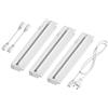 ledscom.de Luce sottopensile a LED LIWO 35cm, orientabile, 476lm ciascuno, bianco caldo set di 3