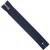AERZETIX - Set di 12 cerniere a spirale non separabili da 20 cm N°5 con cursore - metallo nylon poliestere - colore blu scuro - Ideale per cucito, riparazione e sartoria