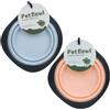 Generico Ciotola Pieghevole Per Cane, Ciotola D'acqua Portatile Per Animali Domestici, Di Annaffiatoio Per Alimentatore Per Alimenti Con Clip Di Carabiner, Alimentazione Di Forniture Per Camminare Ester